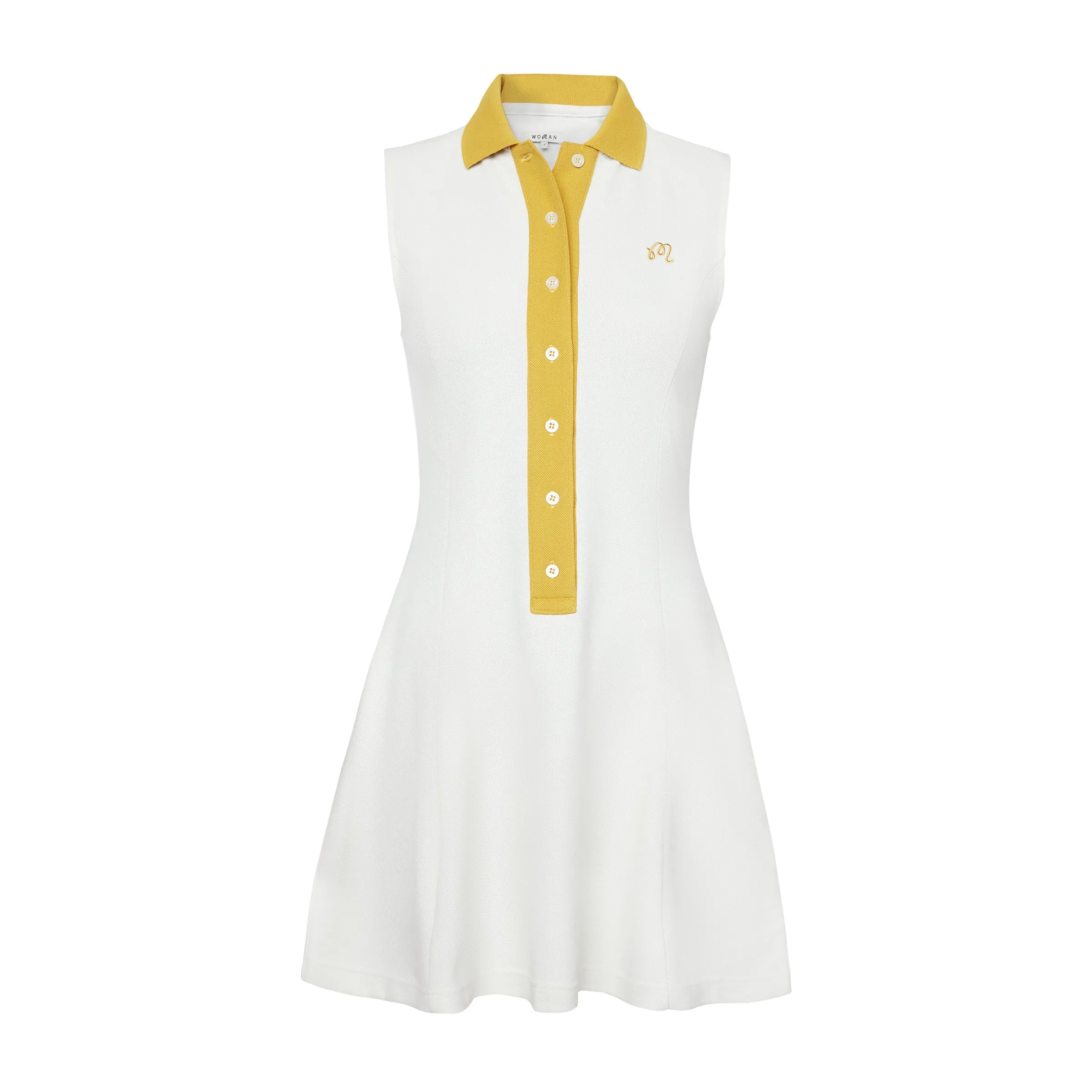 【Malbon Golf】Open Collar Pleated Dress 2 Colors GIA PLEATED MINI DRESS – Malbon Golf