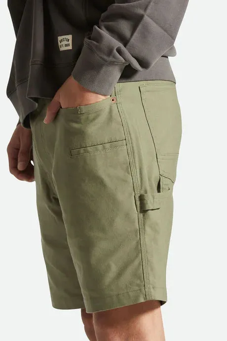 Brixton Builders Carpenter Stretch Short - Olivesurplus sold by Sun Diego Boardshops product image thumbnail 4