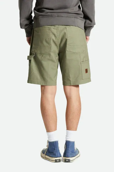 Brixton Builders Carpenter Stretch Short - Olivesurplus sold by Sun Diego Boardshops product image thumbnail 2