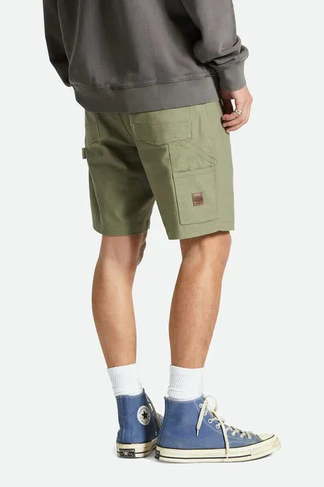 Brixton Builders Carpenter Stretch Short - Olivesurplus sold by Sun Diego Boardshops product image thumbnail 3