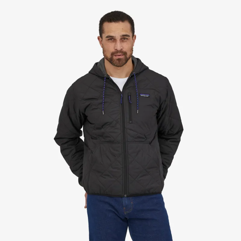 Patagonia Men's Diamond Quilted Bomber Hoody - Black sold by Sun Diego Boardshops