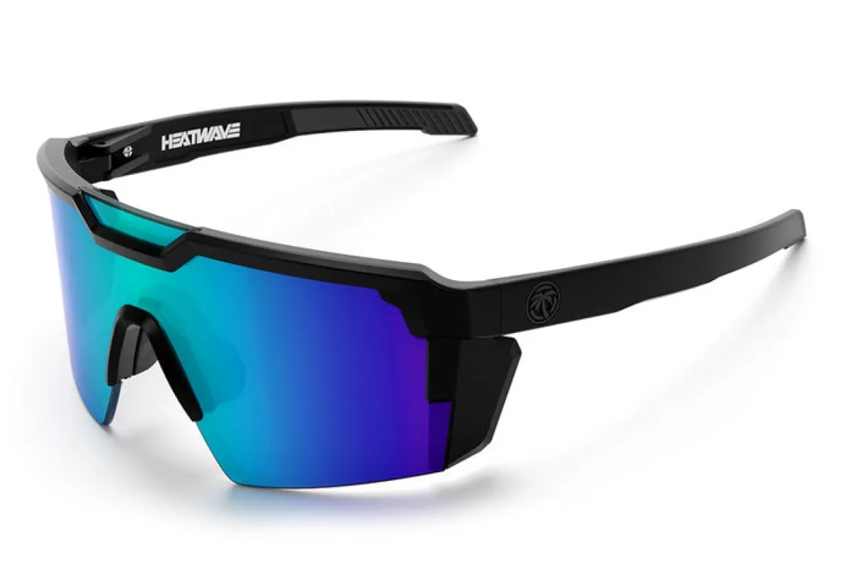 Heat Wave Visual Future Tech Sunglasses - Black Frame/Galaxy Blue sold by Sun Diego Boardshops
