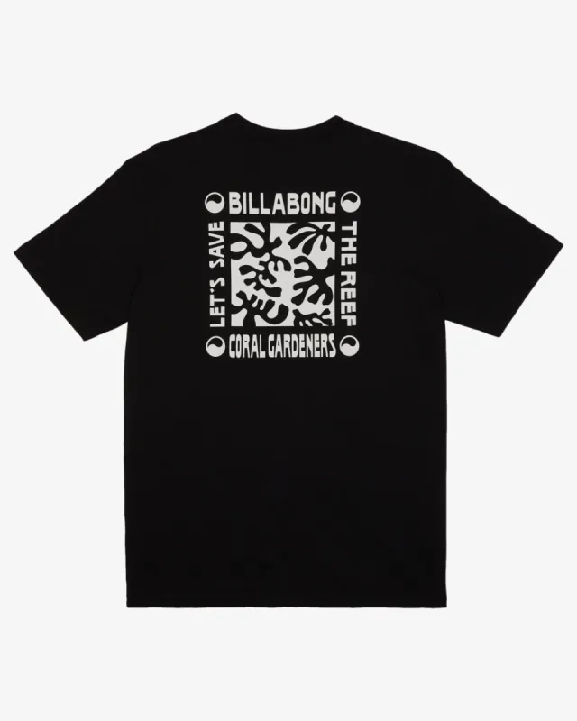 Billabong Coral Gardeners Horizon T-Shirt - Black made by Billabong