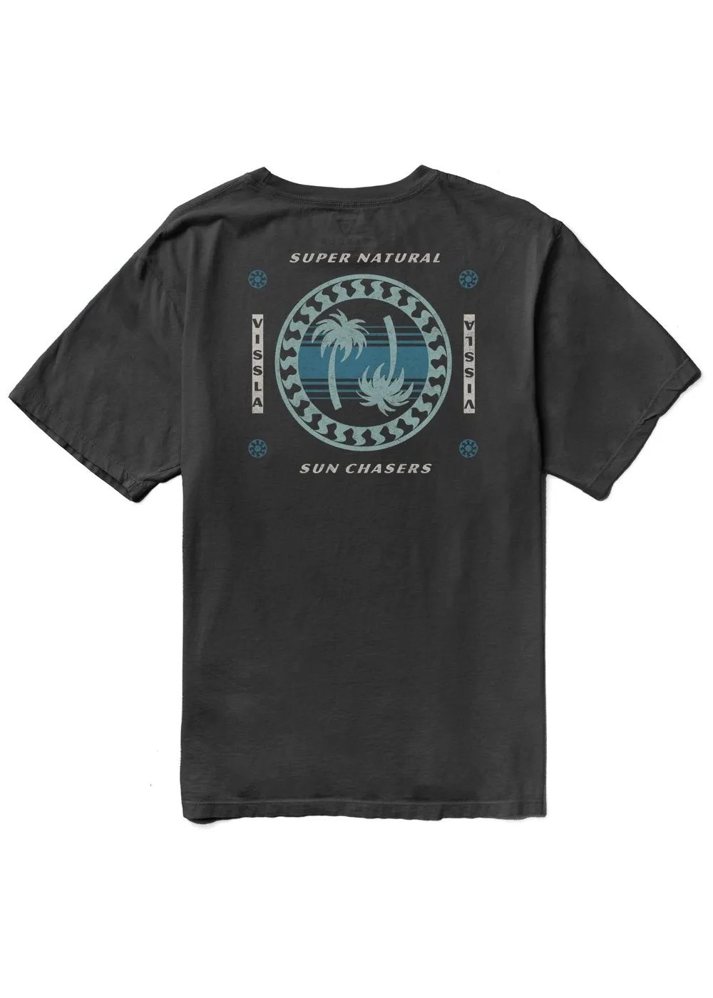 Vissla Upside Down Organic Tee - Phantom sold by Sun Diego Boardshops