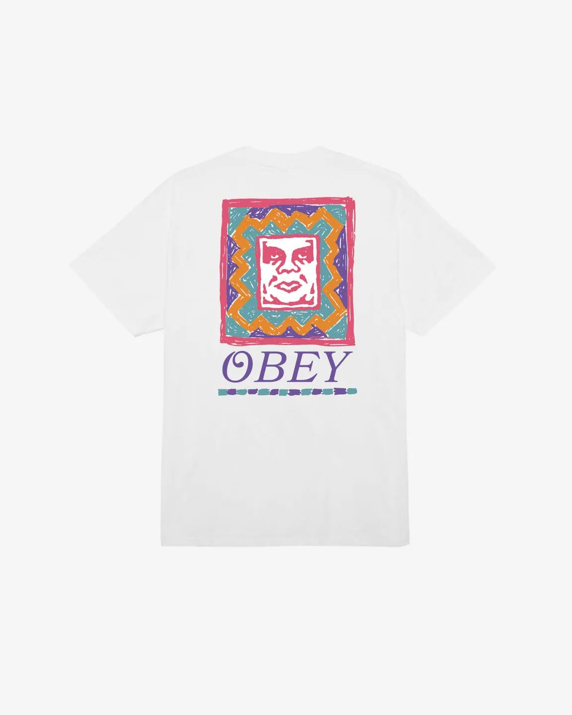 Obey THROWBACK CLASSIC T-SHIRT - WHITE sold by Sun Diego Boardshops