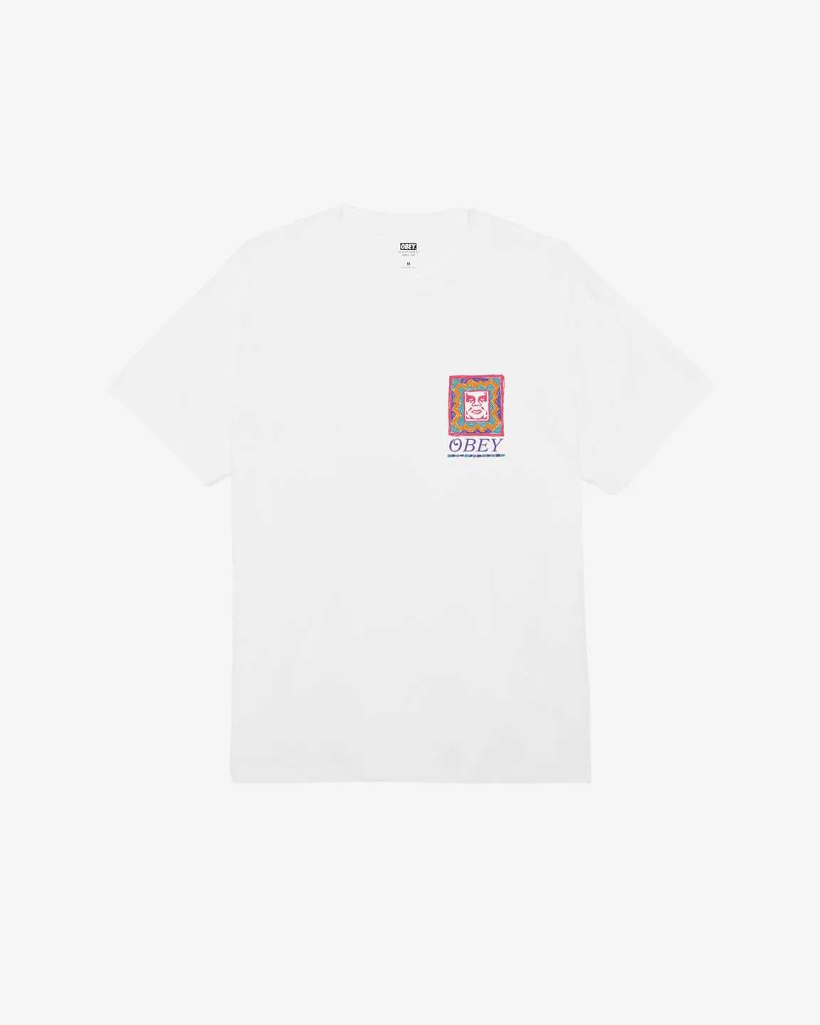 Obey THROWBACK CLASSIC T-SHIRT - WHITE sold by Sun Diego Boardshops product image thumbnail 2