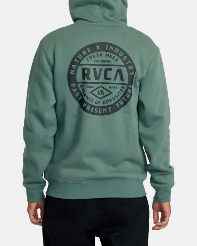 RVCA SEALED ZIP-UP HOODIE - JADE made by RVCA