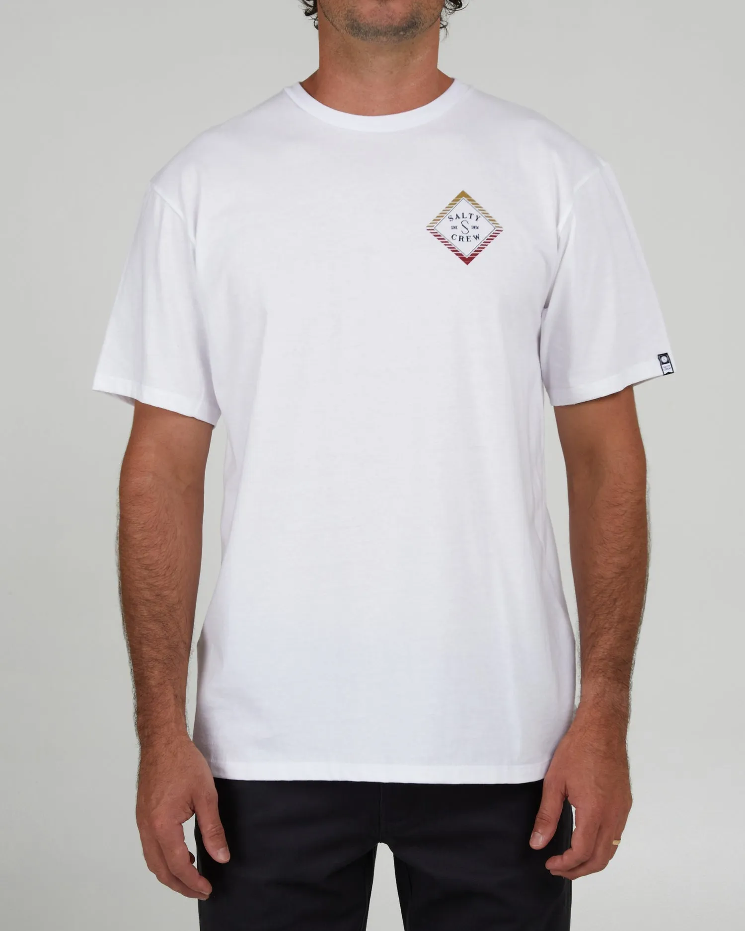 Salty Crew Faded Black S/S Premium Tee - WHITE sold by Sun Diego Boardshops product image thumbnail 2