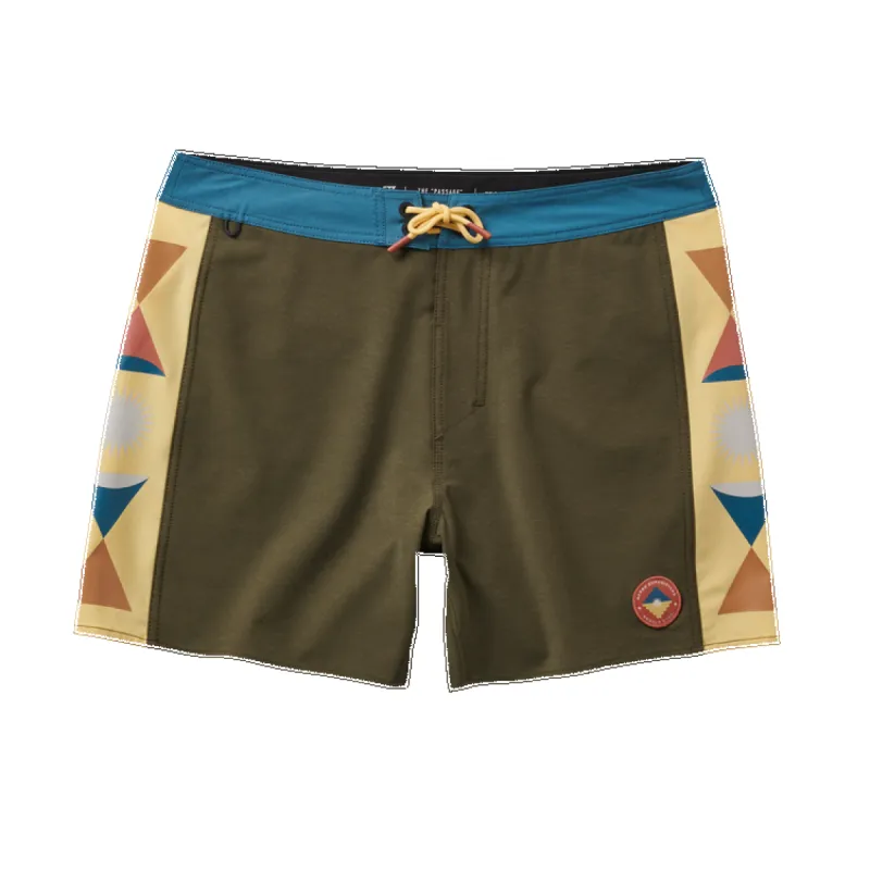 ROARK Passage 16" Side Panel Boardshorts - MILITARY sold by Sun Diego Boardshops