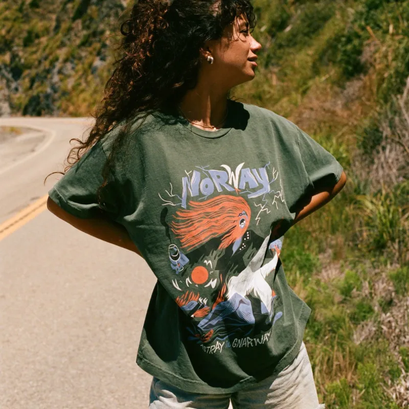 Roark Gnarway Oversized Premium Tee - TUNDRA SUN made by Roark