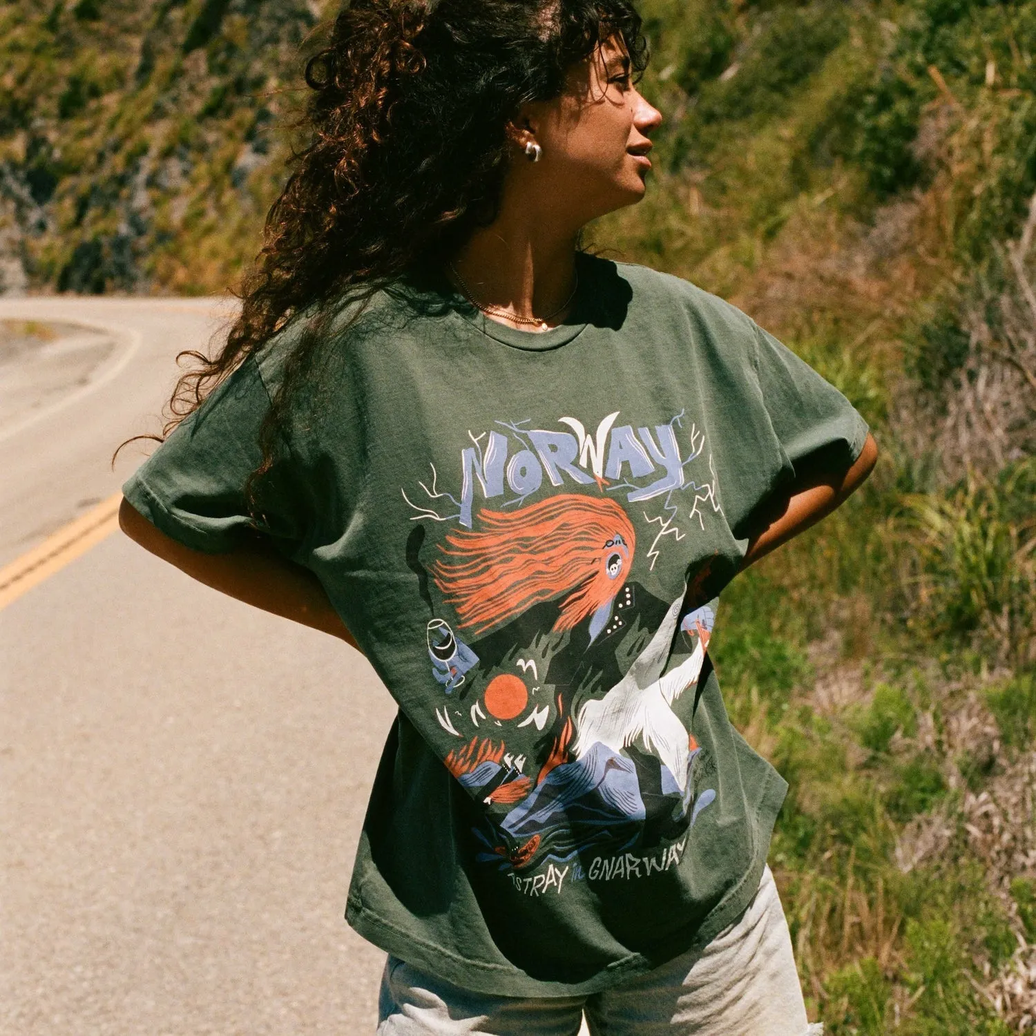 Roark Gnarway Oversized Premium Tee - TUNDRA SUN sold by Sun Diego Boardshops