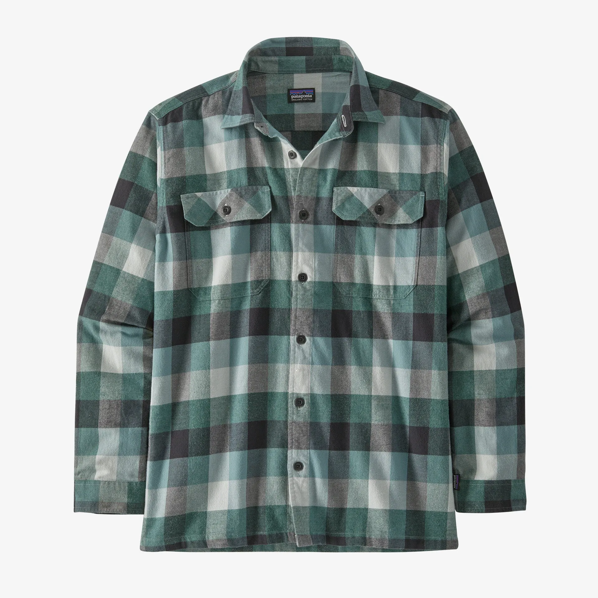 Patagonia Men's Long-Sleeved Organic Cotton Midweight Fjord Flannel Shirt - Nouveau Green sold by Sun Diego Boardshops