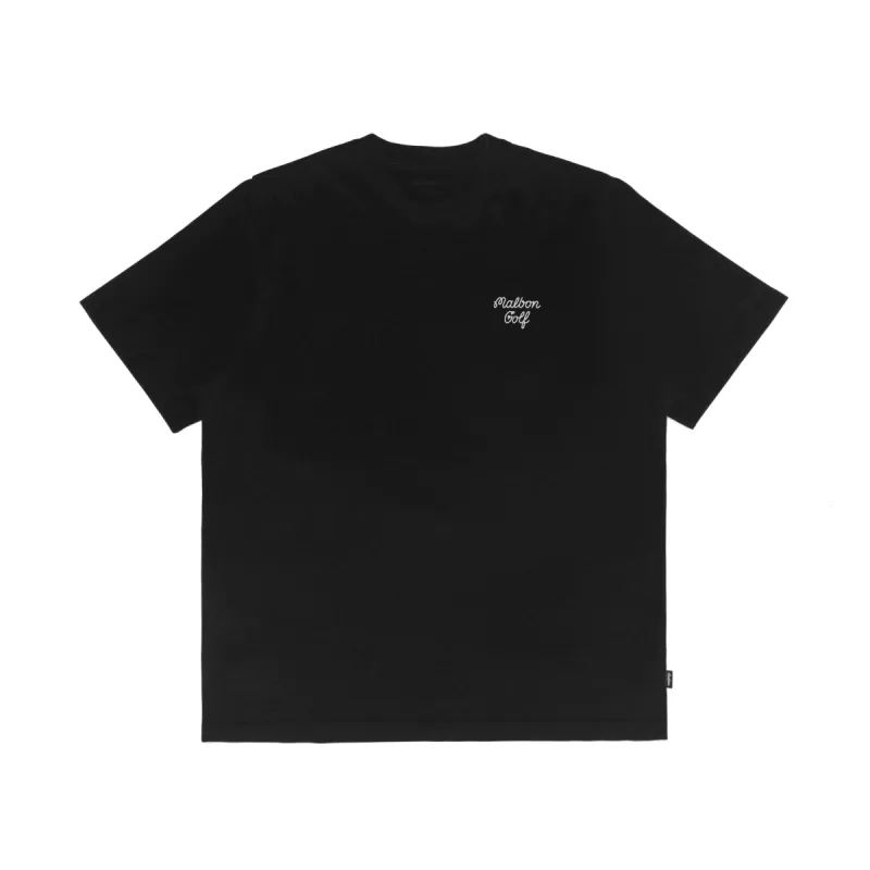 Malbon Golf M Script Blur Tee - Black sold by Sun Diego Boardshops