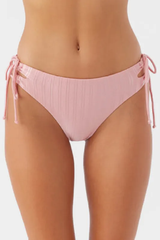 O`Neill MIZI METALLIC RIB JENSEN SKIMPY BOTTOMS - ROSE ELEG sold by Sun Diego Boardshops