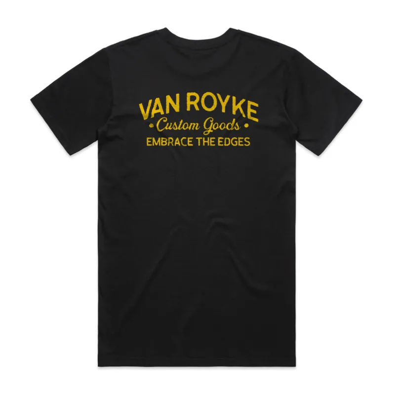 Van Royke Weekender Tee [BLK] made by Sun Diego Boardshops