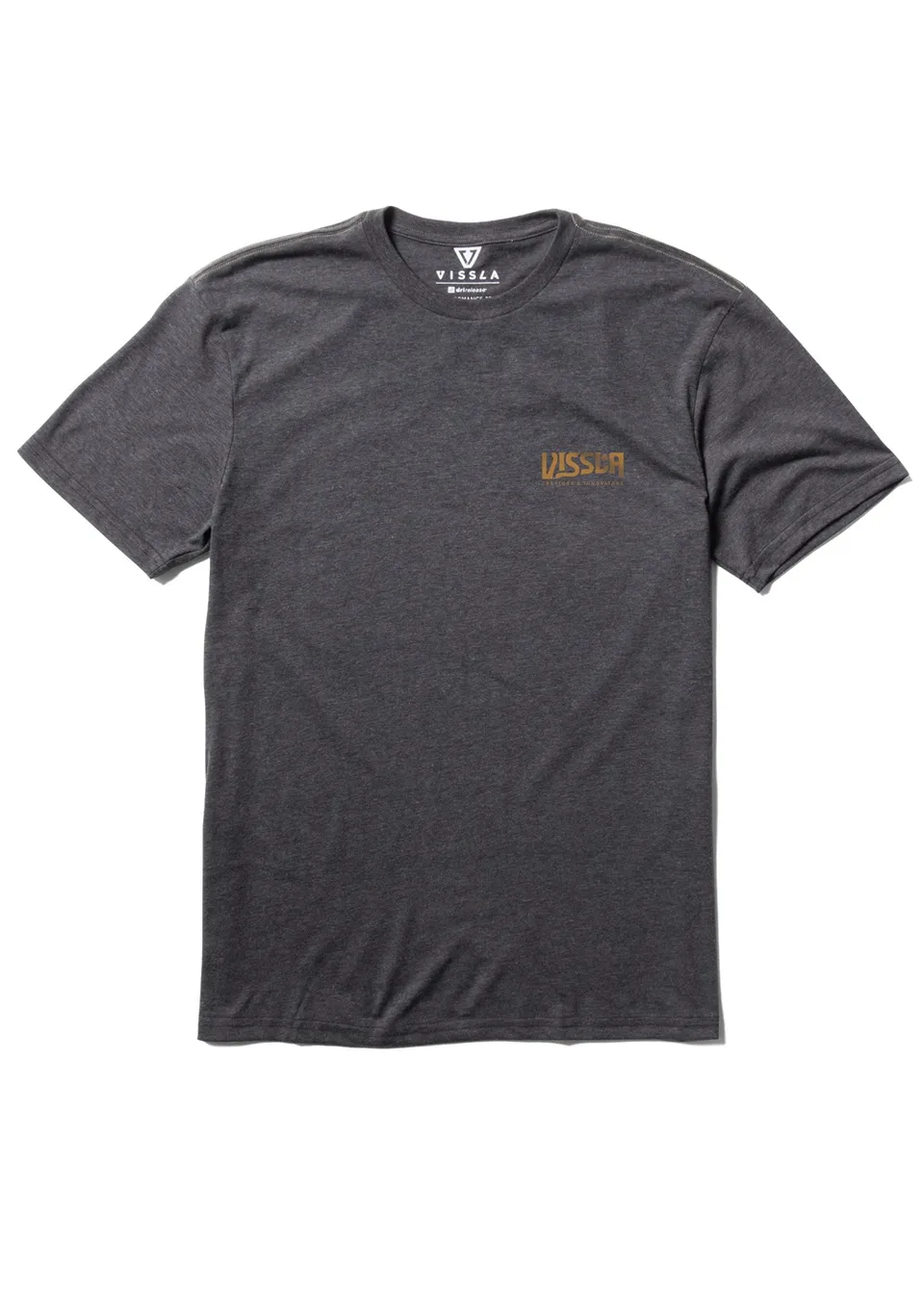 Vissla Segara Comp Lite Eco Performance Tee - BLACK HEATHER sold by Sun Diego Boardshops product image thumbnail 2