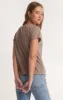 Z-Supply MODERN V-NECK TEE - HEATHER LATTE sold by Sun Diego Boardshops