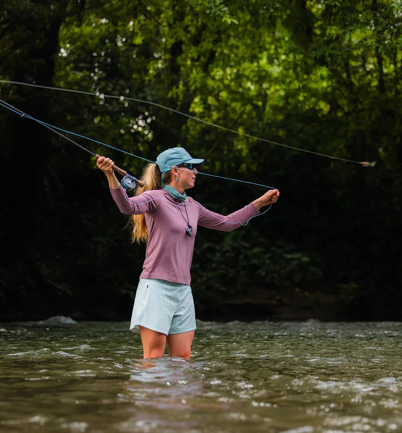 Free Fly Women's Bamboo Shade Hoodie II - FIG sold by Sun Diego Boardshops product image thumbnail 3