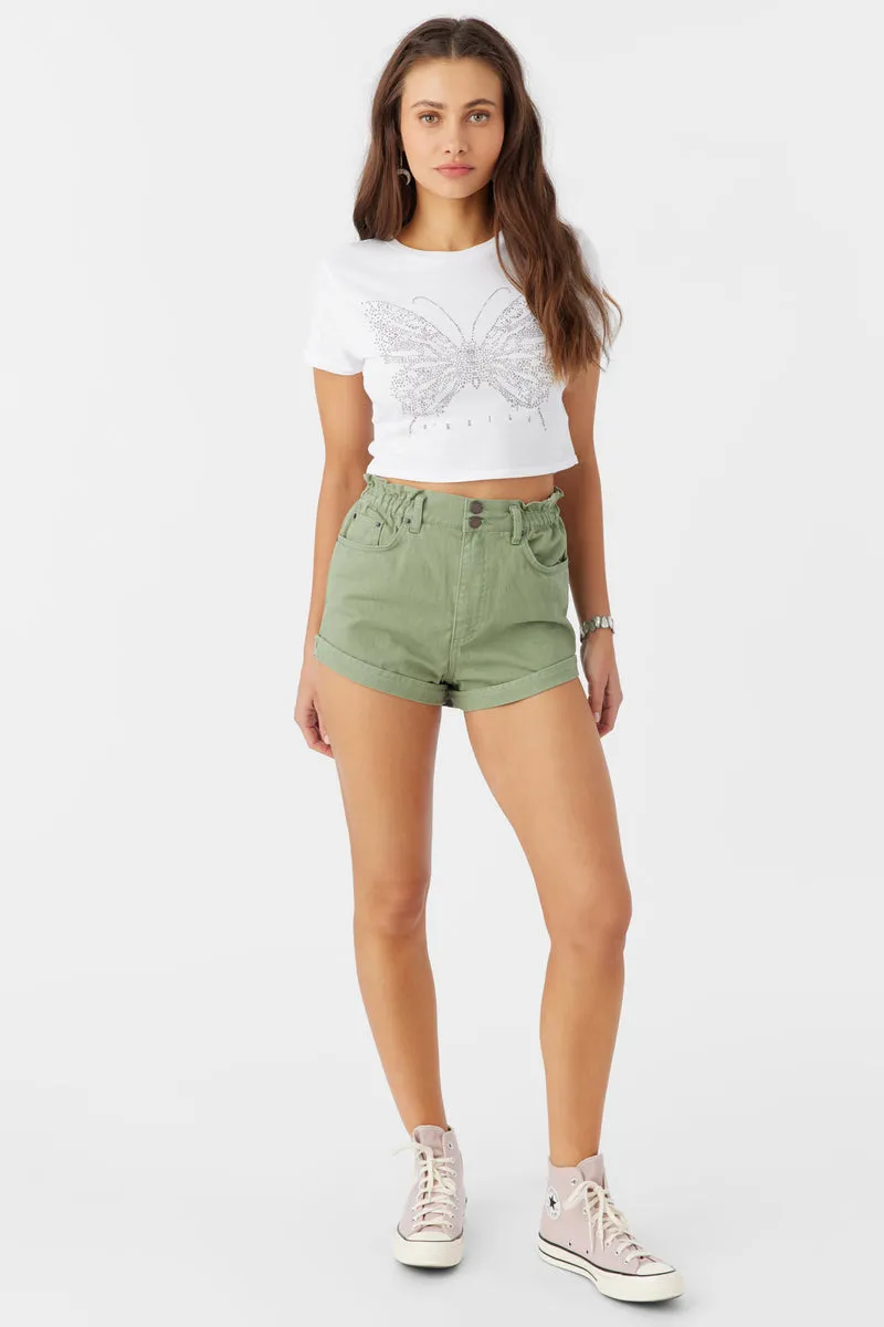 O'Neill Y2K Butterfly Tee - White sold by Sun Diego Boardshops product image thumbnail 3