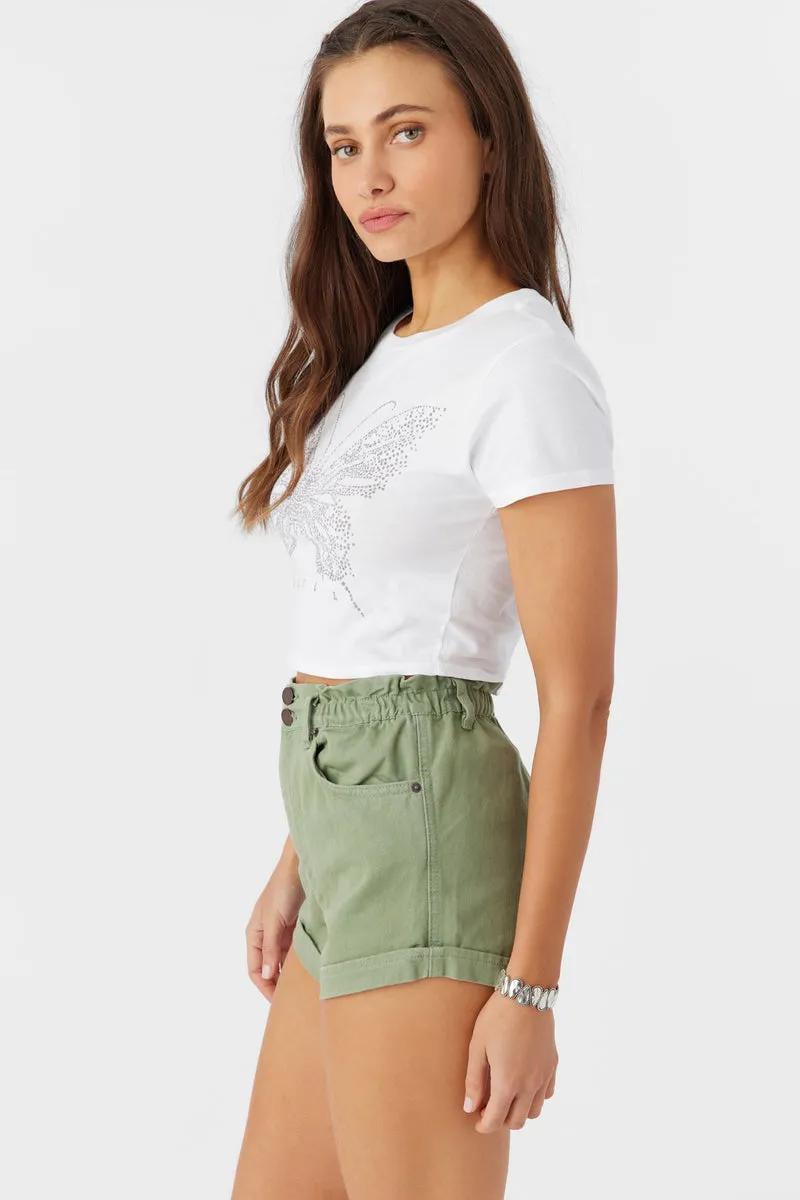 O'Neill Y2K Butterfly Tee - White sold by Sun Diego Boardshops product image thumbnail 4