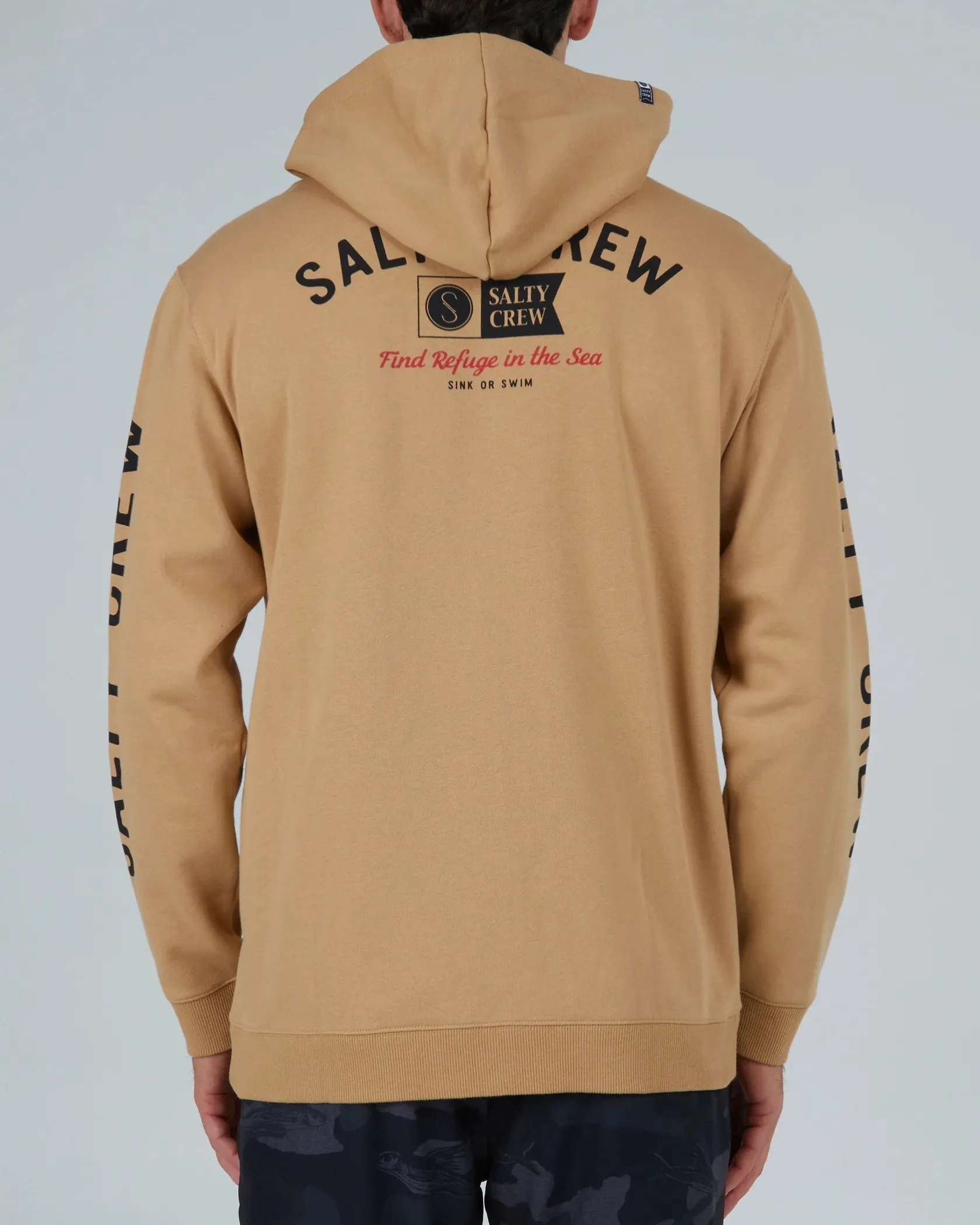 Salty Crew Surf Club Sandstone Zip Fleece - SANDSTONE sold by Sun Diego Boardshops product image thumbnail 2
