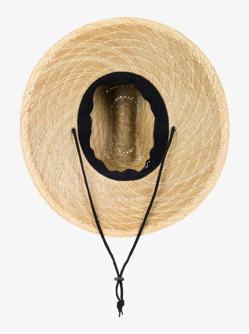 Quiksilver Pierside Straw Lifeguard Hat - NATURAL TKK0 sold by Sun Diego Boardshops product image thumbnail 2