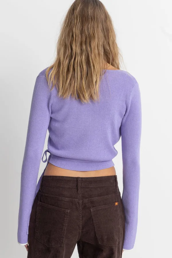 Rhythm Ballet Wrap Top - LAVENDER sold by Sun Diego Boardshops product image thumbnail 3