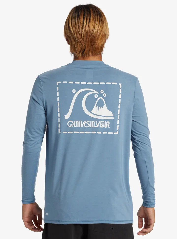 Quiksilver DNA Long Sleeve Surf Tee - BLUE SHADOW sold by Sun Diego Boardshops