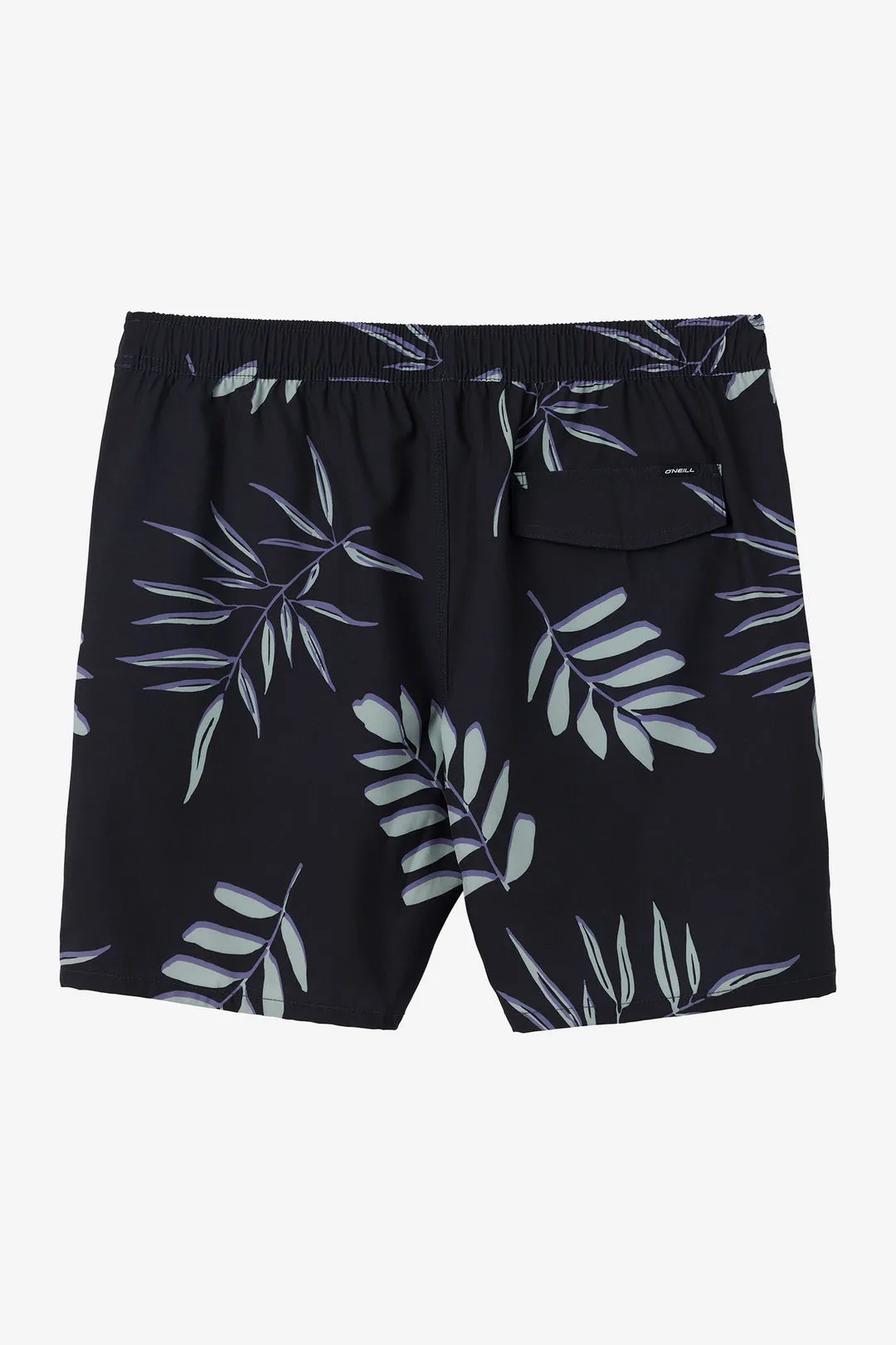 O`Neill HERMOSA ELASTIC WAIST LINED 17" SWIM TRUNKS - BLACK sold by Sun Diego Boardshops product image thumbnail 2