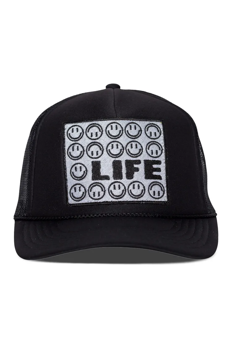 That Friday Feeling Life Trucker Hat - BLACK sold by Sun Diego Boardshops