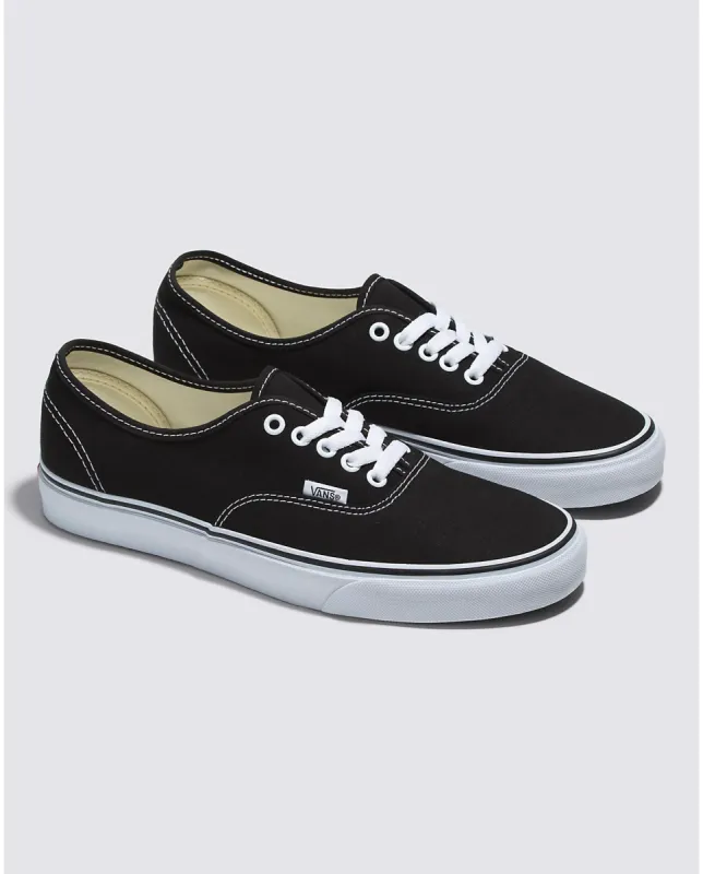 Vans Unisex Authentic Shoe - Black sold by Sun Diego Boardshops