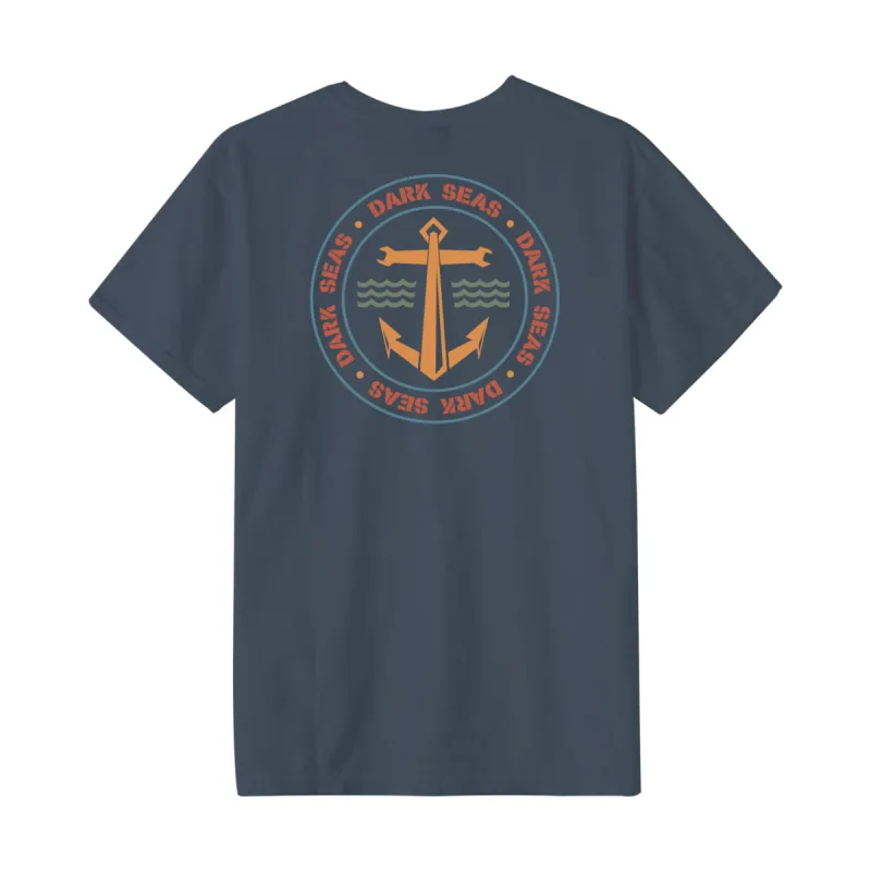 Dark Seas Offshore Pigment T-Shirt - SLATE BLUE sold by Sun Diego Boardshops