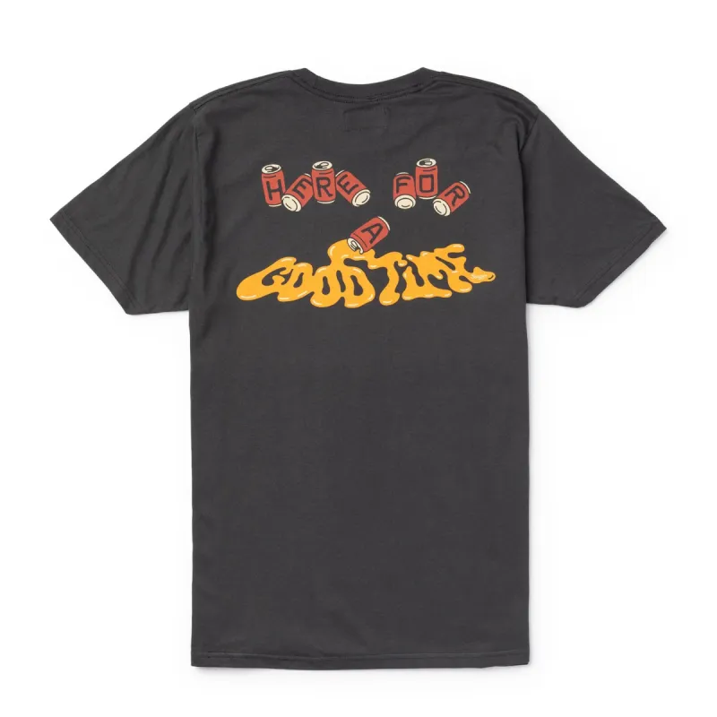 SEAGER GOOD TIME TEE  - BLACK sold by Sun Diego Boardshops