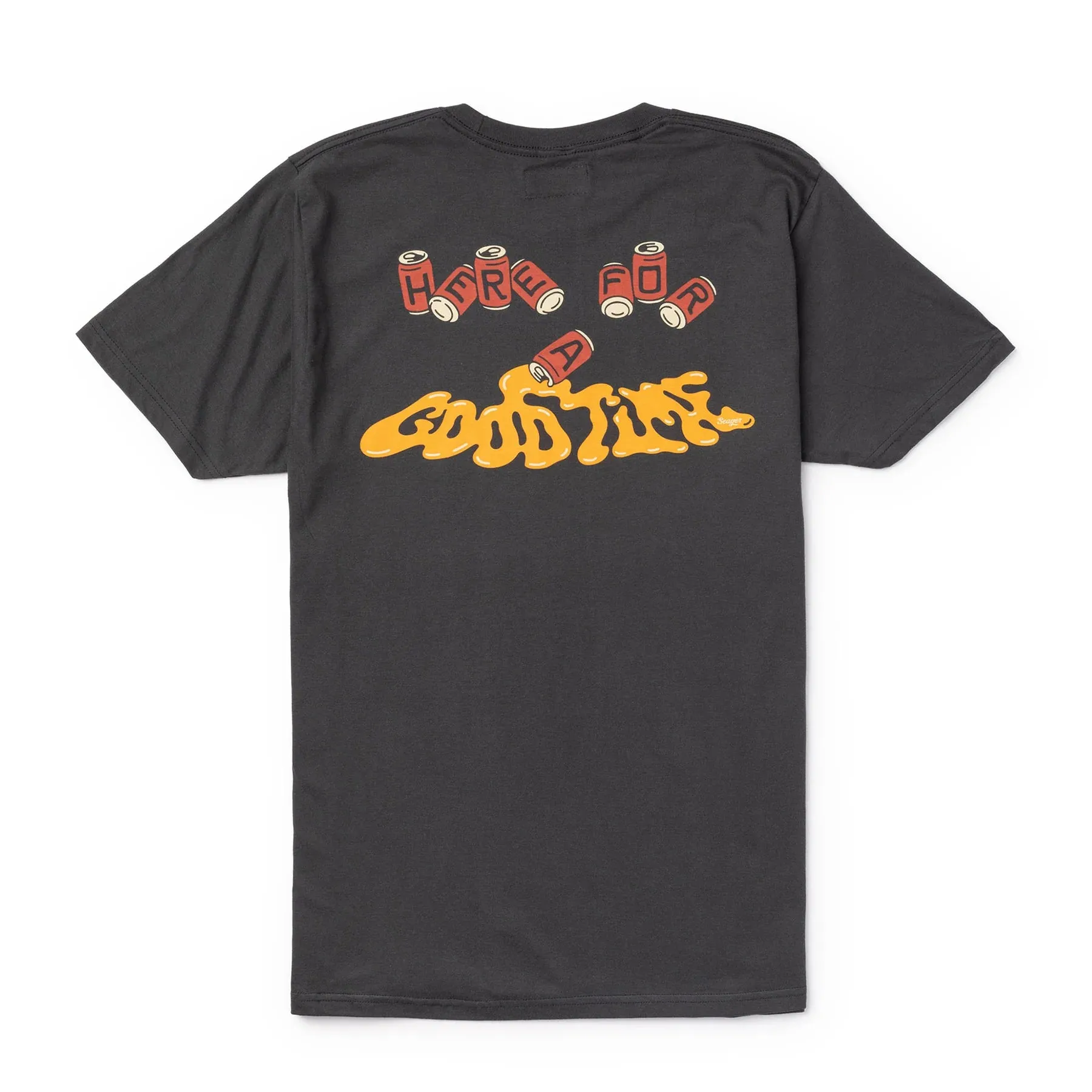 SEAGER GOOD TIME TEE - BLACK sold by Sun Diego Boardshops