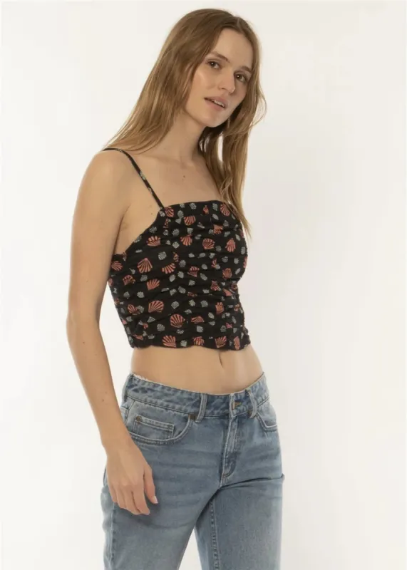 Sisstrevolution Summer Squad Woven Tank - Black sold by Sun Diego Boardshops