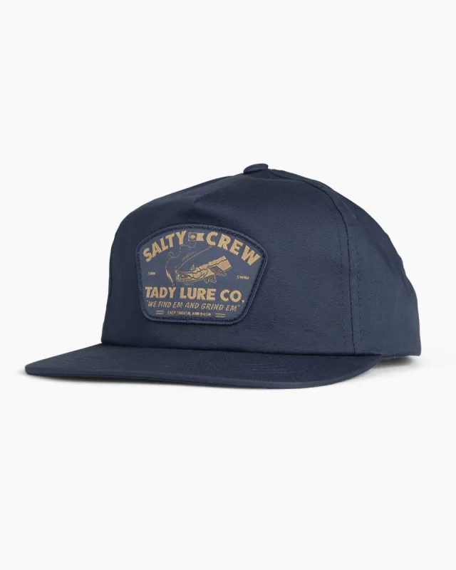 Salty Crew Grind Em 5 Panel Hat - NAVY sold by Sun Diego Boardshops