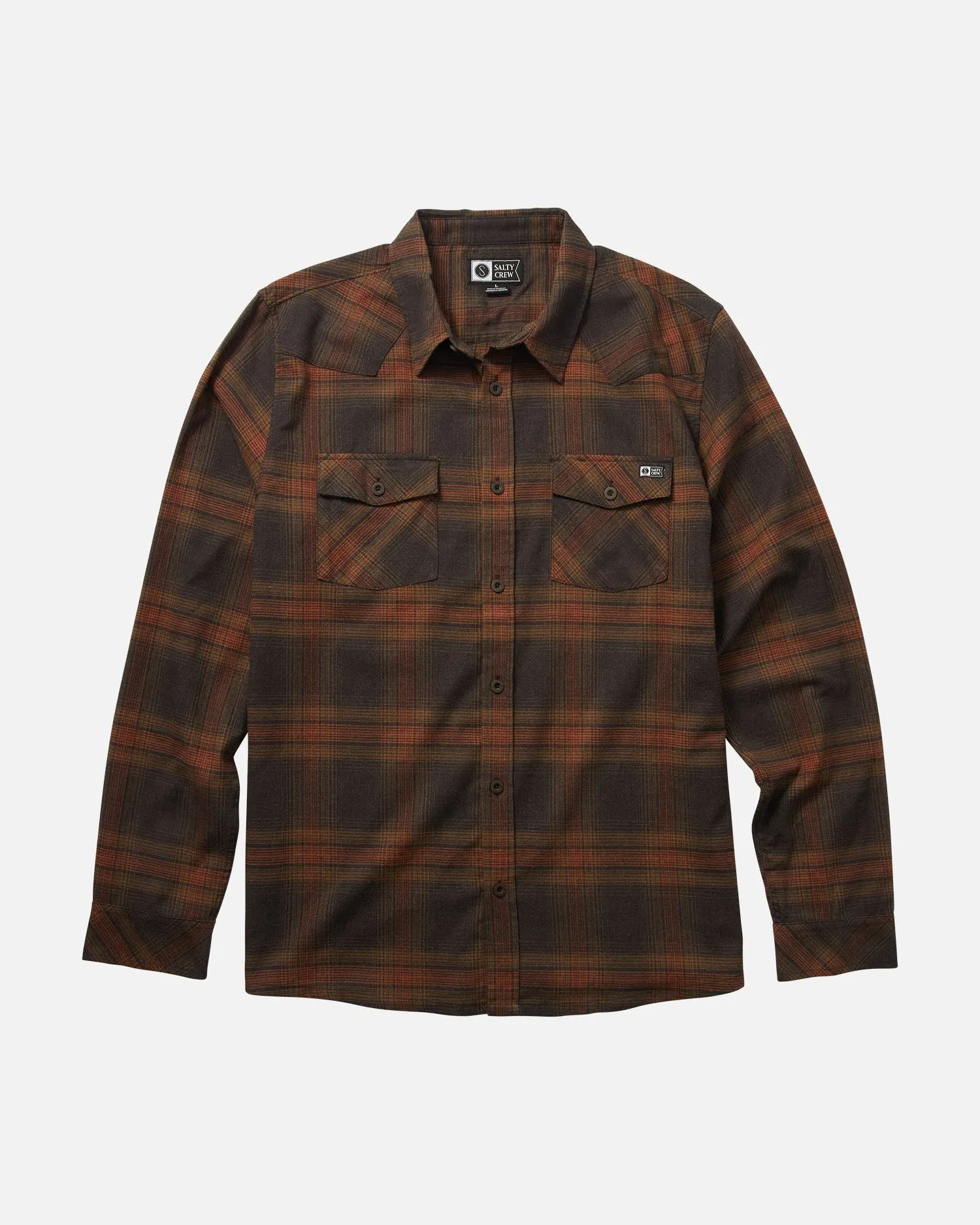Salty Crew Ranchero Flannel - BLACK sold by Sun Diego Boardshops product image thumbnail 2