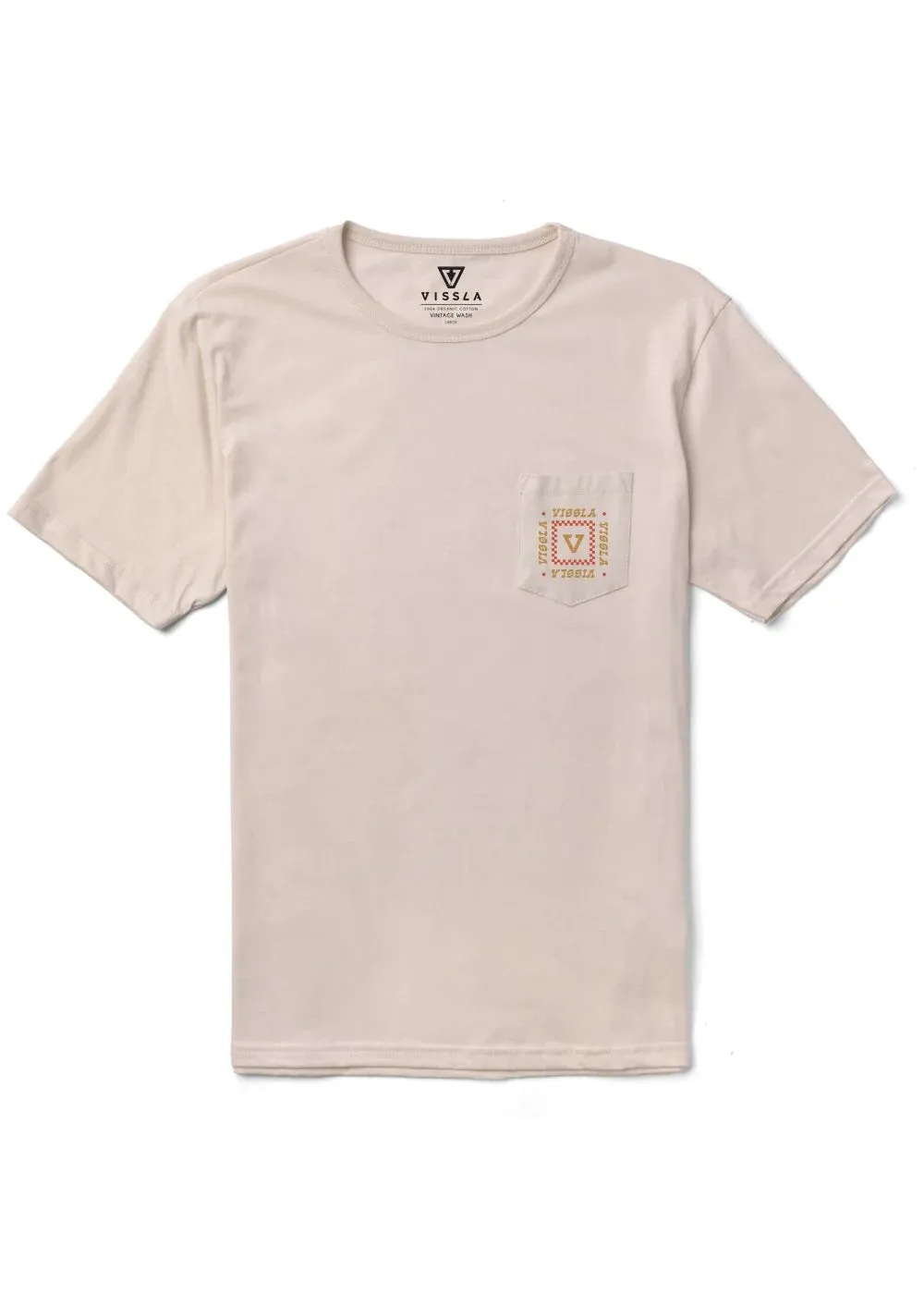 Vissla Soren Sernade Organic Pkt Tee - BONE sold by Sun Diego Boardshops product image thumbnail 2