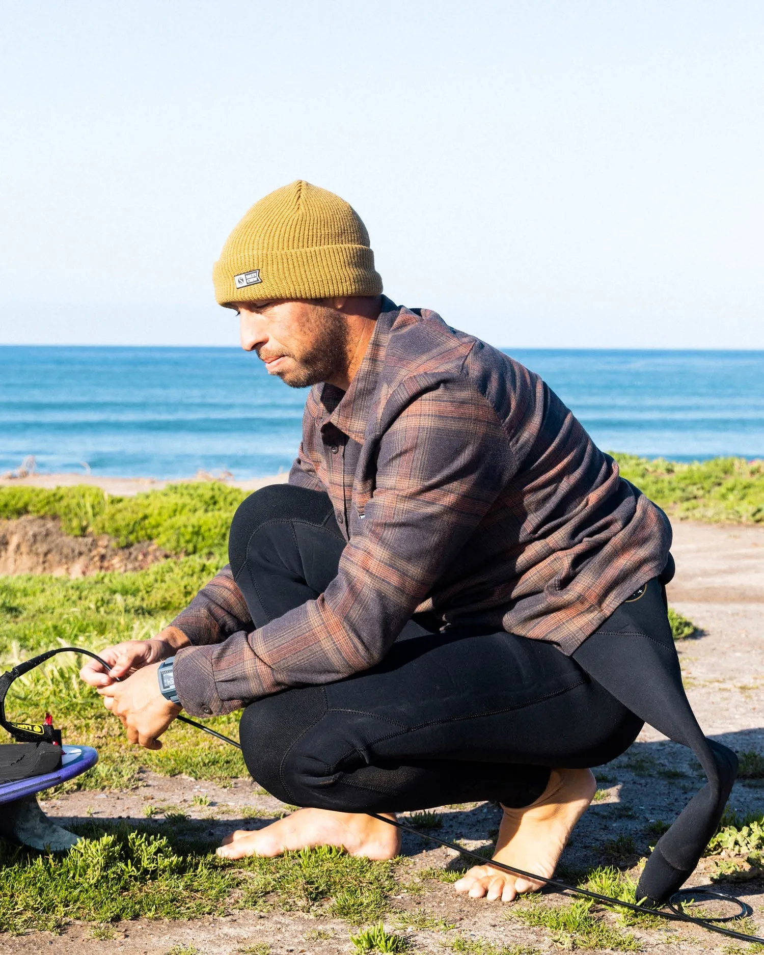 Salty Crew Ranchero Flannel - BLACK sold by Sun Diego Boardshops