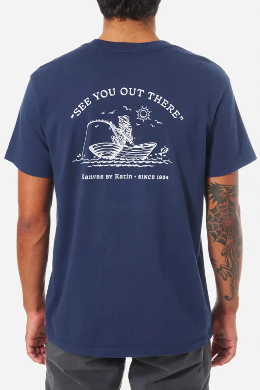 KATIN CAST OFF TEE - INDIGO sold by Sun Diego Boardshops