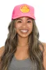 That Friday Feeling Don't Ask Trucker Hat - PINK sold by Sun Diego Boardshops