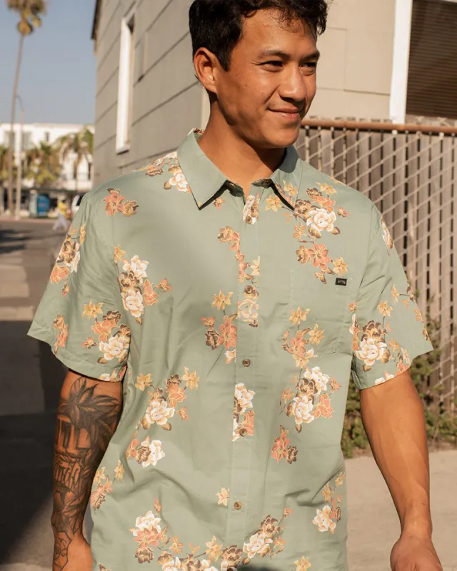 Billabong Sundays Mini Short Sleeve Shirt - SAGE sold by Sun Diego Boardshops