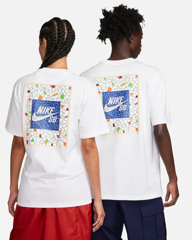 Nike SB Skate T-Shirt  - WHITE sold by Sun Diego Boardshops