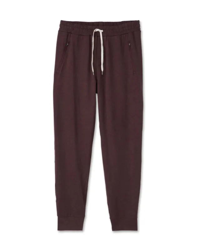 Vuori Ponto Performance Jogger - Mahogany Heather sold by Sun Diego Boardshops