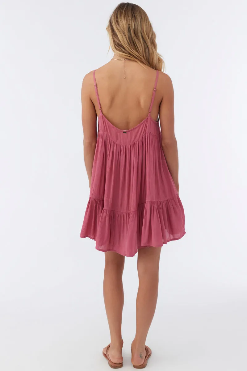 O'Neill Rilee Cover-Up Dress - Berry sold by Sun Diego Boardshops product image thumbnail 4