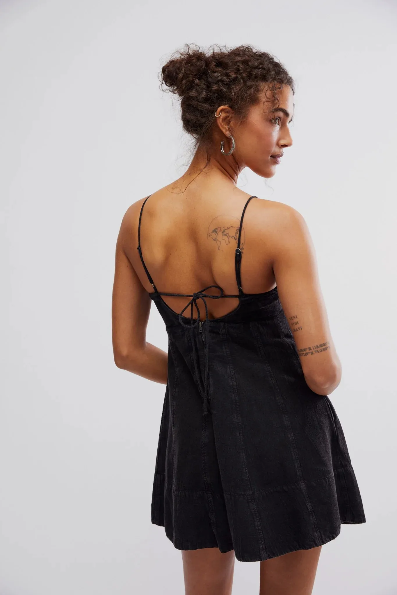Free People Altura Mini Dress - BLACK sold by Sun Diego Boardshops product image thumbnail 3
