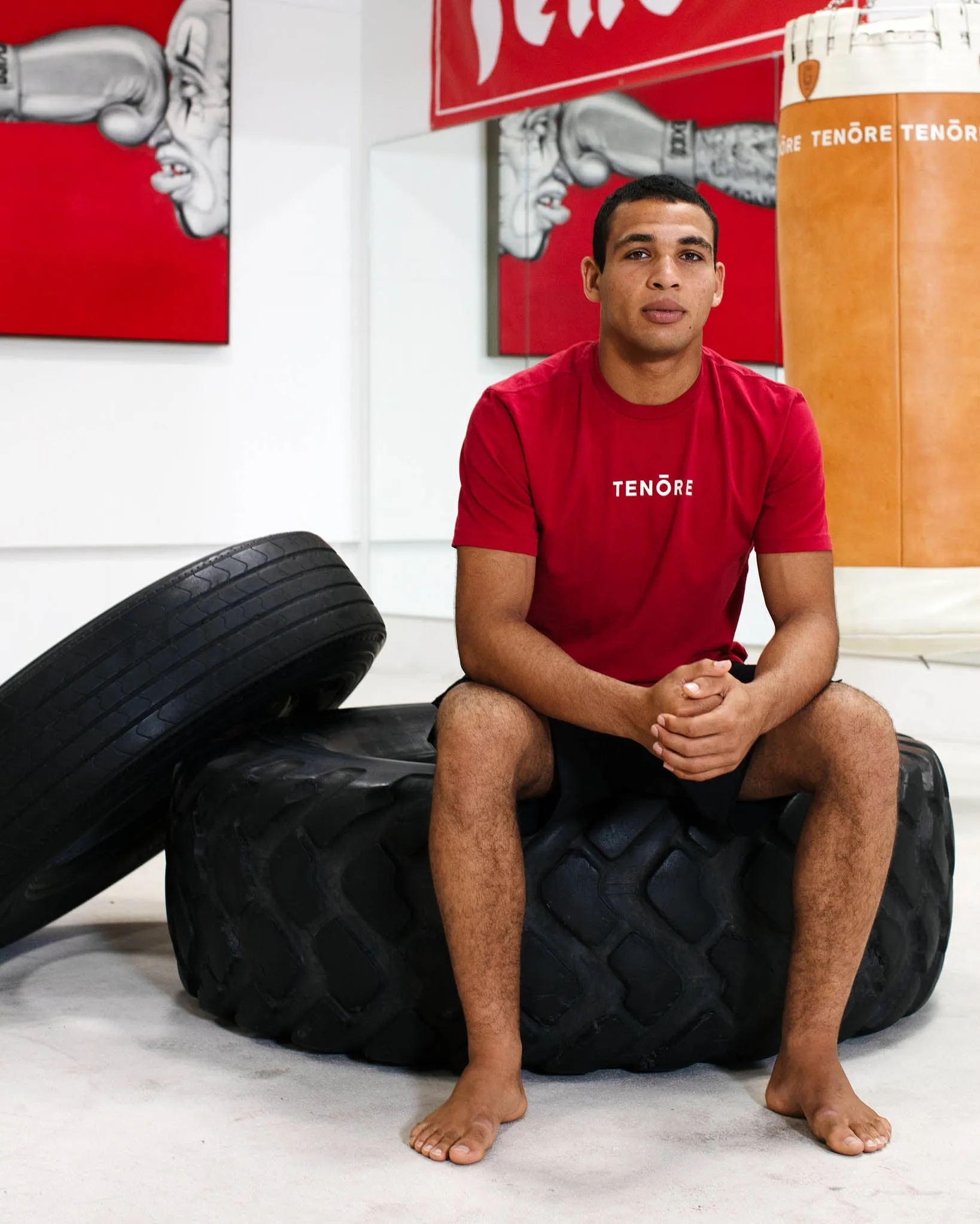 Tenore Classic Logo Tee - RED sold by Sun Diego Boardshops