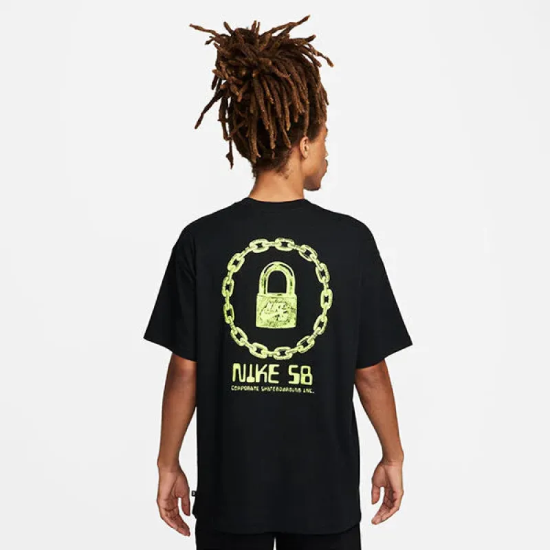 Nike ON LOCK TEE - BLACK sold by Sun Diego Boardshops