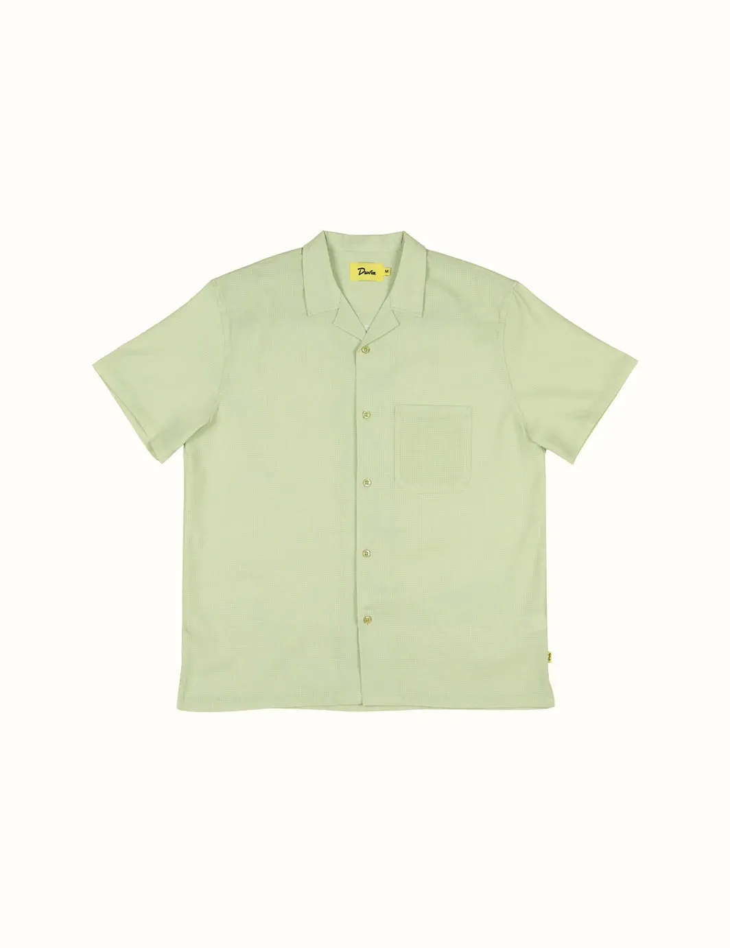Duvin Design Company BASICS LEISURE STRETCH BUTTONUP - LIME sold by Sun Diego Boardshops