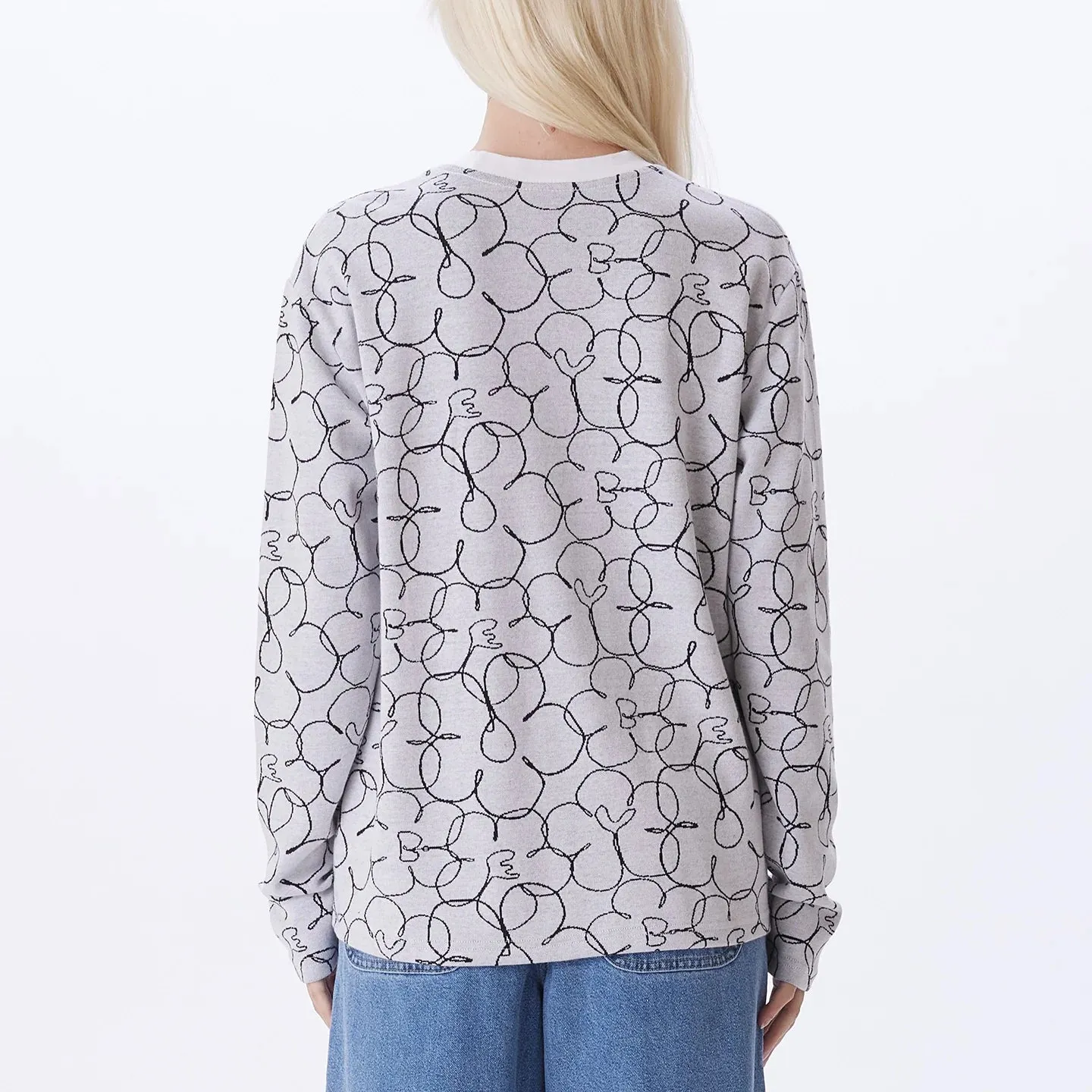 Obey Dania Long Sleeve Shirt - White Multi sold by Sun Diego Boardshops product image thumbnail 2